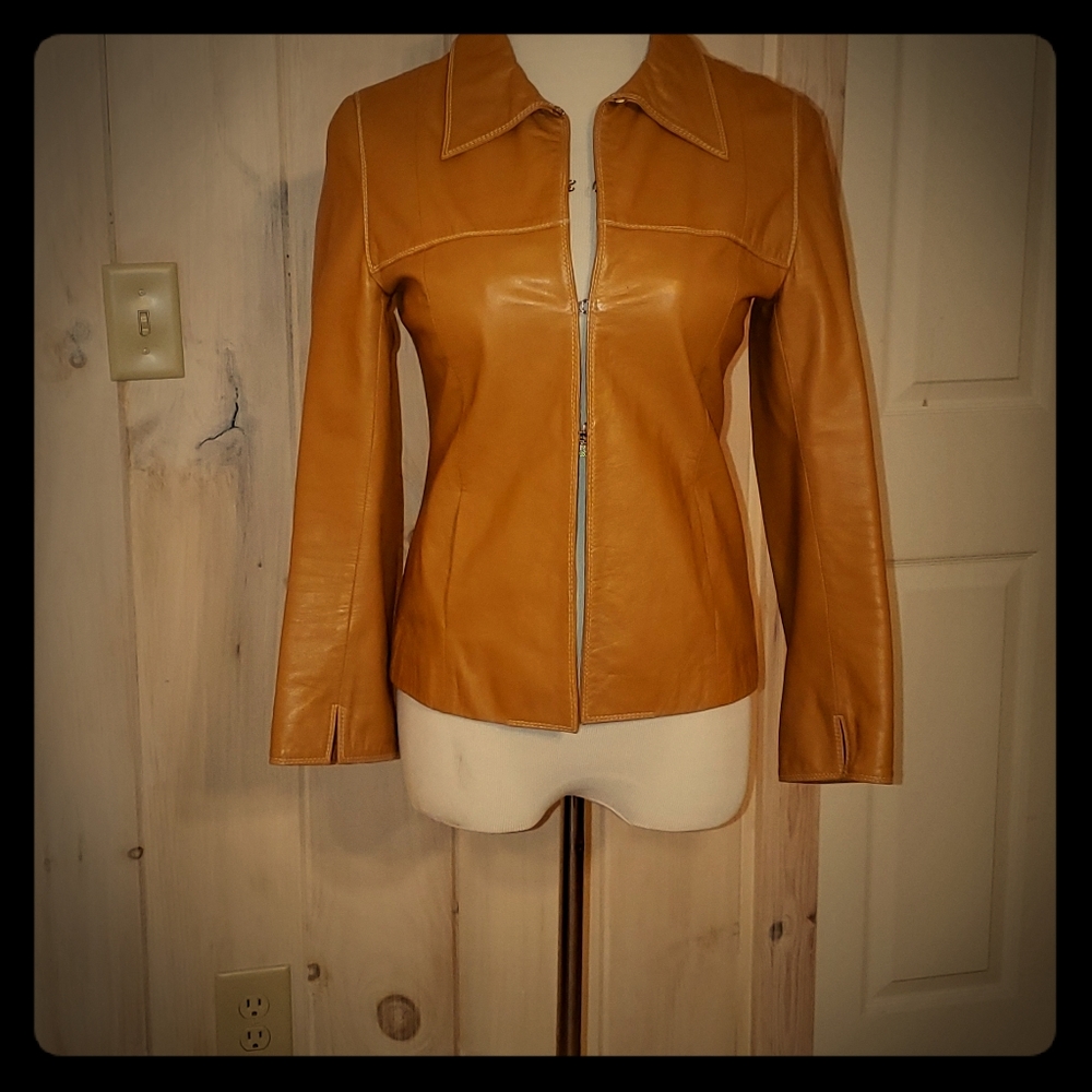 Beautiful Vintage Leather "Vera Pelle" Jacket